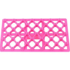 Empreinte effet matelassé petites fleurs