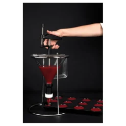 Entonnoir doseur copolyester transparent avec support jusqu'à 20 cc