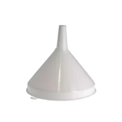 Entonnoir en plastique blanc