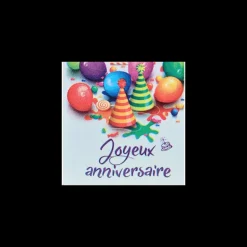 Etiquette adhésive "Joyeux Anniversaire" (x500)