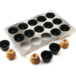 Exoglass plaque inox de 15 kouglofs 9 cm