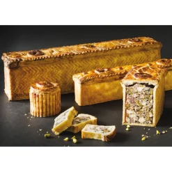 Exopan pâté en croûte long à chevrons 35x7,5x8,5 cm