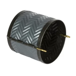 Exopan pâté en croûte rond à chevrons hauteur 9 cm diamètre 20 cm