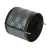 Exopan pâté en croûte rond à chevrons hauteur 9 cm diamètre 10 cm