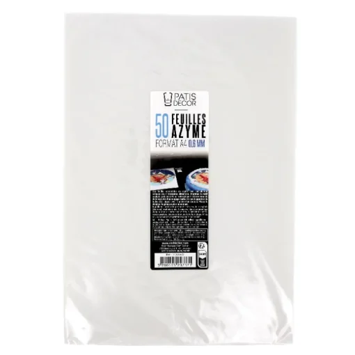 Feuille azyme A4 0,6 mm (x50)