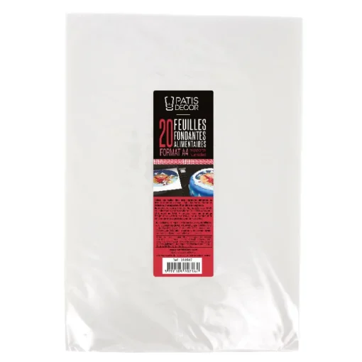 Feuille de plastisucre A4 (x20)