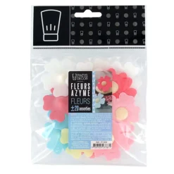 Fleurs assorties en azyme x20