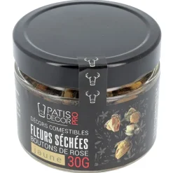 Fleurs séchées de roses jaunes 30 g