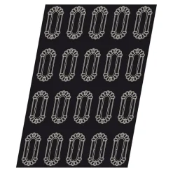 Flexipan 60x40 plaque de 20 brioches longues à côtes 11,3x8,1 cm