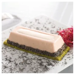 Flexipan 60x40 plaque de 24 cakes avec rainure 12x4 cm