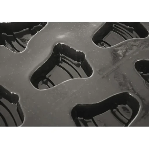 Flexipan 60x40 plaque de 15 cloches 10,2x9,2x9,2 cm
