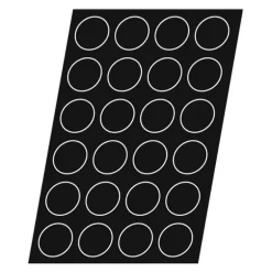 Flexipan 60x40 plaque de 24 cookies 7,8 cm