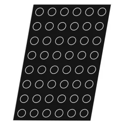 Flexipan 60x40 plaque de 48 cylindres 4x2 cm