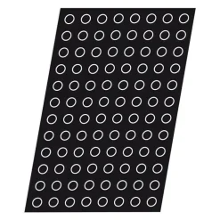 Flexipan 60x40 plaque de 45 demi- sphères inversées 2,6 cm
