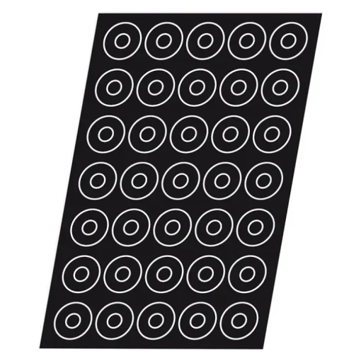 Flexipan 60x40 plaque de 60 mini-savarins 4,1x1,2 cm
