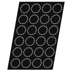 Flexipan 60x40 plaque de 24 mini-brioches cannelées 8,1 cm