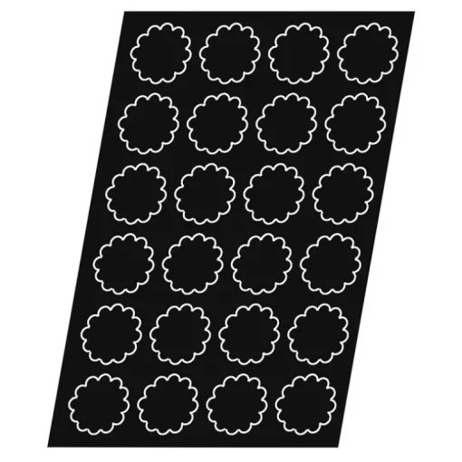 Flexipan 60x40 plaque de 24 mini-brioches cannelées 8,1 cm