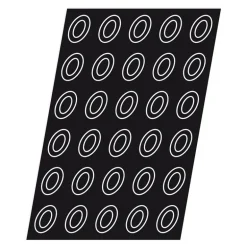 Flexipan 60x40 plaque de 24 savarins ovales 8x6 cm