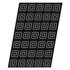 Flexipan 60x40 plaque de 35 savarins 5,6x5,6cm