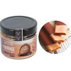 Fourrage croustillant au chocolat au lait et brisures de crêpes dentelles 200 g