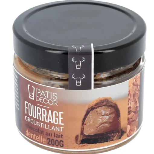 Fourrage croustillant au chocolat au lait et brisures de crêpes dentelles 200 g