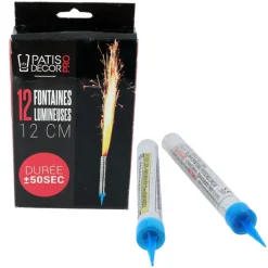 Fusées Fontaines Lumineuses 50' Patisdécor Pro (x 12)