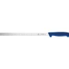 Giesser couteau à saumon alvéolé manche bleu 31 cm