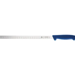 Giesser couteau à saumon alvéolé manche bleu 31 cm