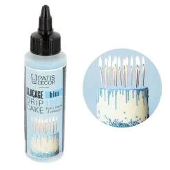 Glaçage pour drip cake bleu 120 g