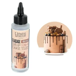 Glaçage pour drip cake marron 120 g