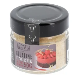 Gélatine bovine en poudre 200 blooms 50 g