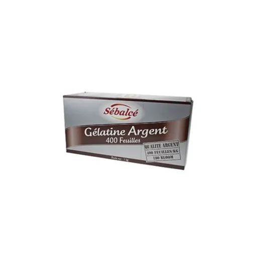 Gélatine en feuilles qualité Argent 1 kg