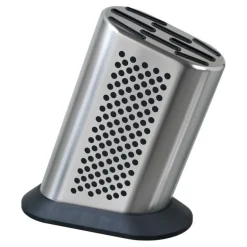Global bloc porte-couteaux inox compact