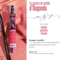Gousse de Vanille Ouganda (x2)