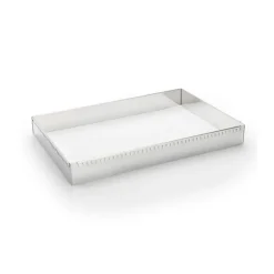 Grand cadre extensible inox rectangle Hauteur 5 cm De Buyer
