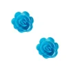 Grandes roses bleues en azyme (x 6)