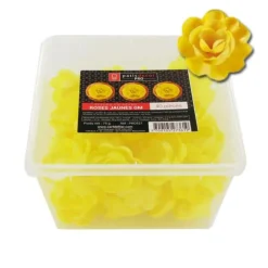 Grandes roses jaunes en azyme (x40)