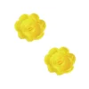 Grandes roses jaunes en azyme (x 6)