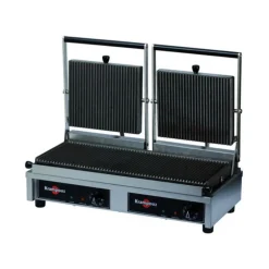 Grill double Easy Clean plaques striées