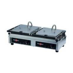 Grill double Easy Clean plaques striées