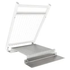 Guitare inox 350x350 socle inox avec plaque de retournement