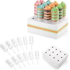 Kit 12 push up cake pops + présentoir Wilton