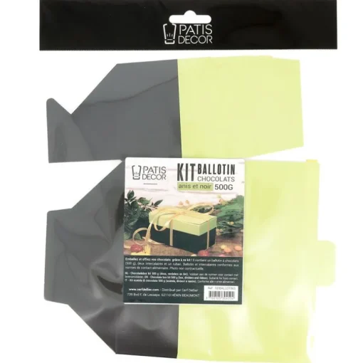 Kit ballotin chocolats anis / noir 500 g
