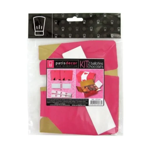 Kit Ballotin rose / blanc (x2)