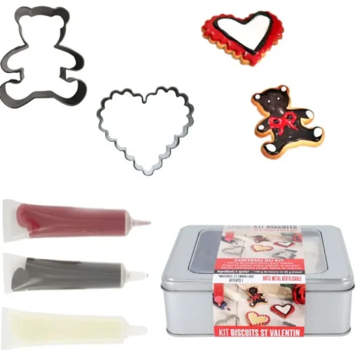Kit biscuits thème St-Valentin