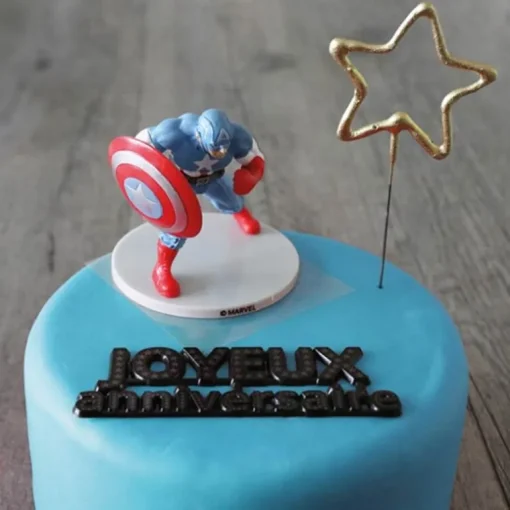 Kit décor gâteau Captain America