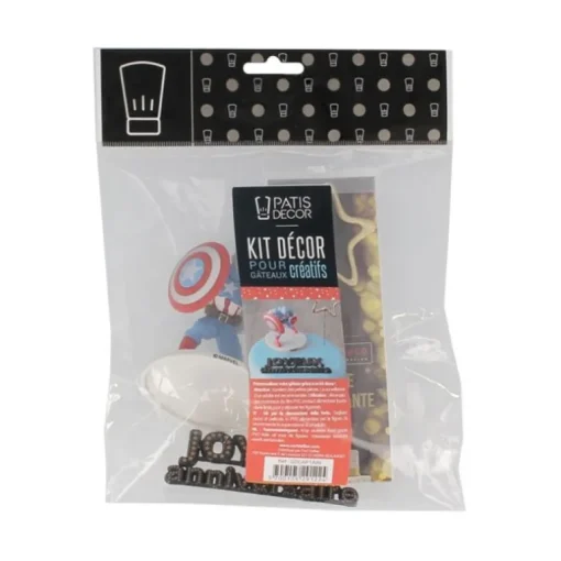 Kit décor gâteau Captain America