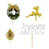 Kit décor Noël doré