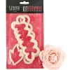 Kit découpoir pivoine et feuille