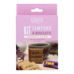 Kit tampons à biscuits chiffres et lettre